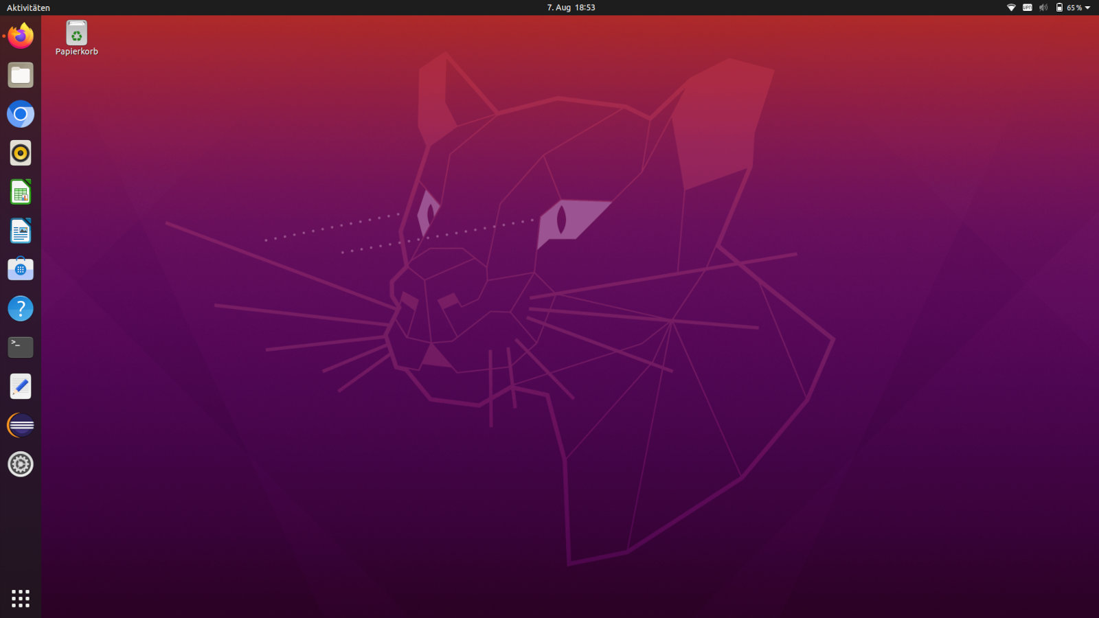 Screenshot Ubuntu Desktop Linux